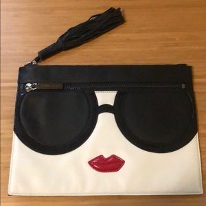 “Stace Face Janis” Clutch, Alice + Olivia